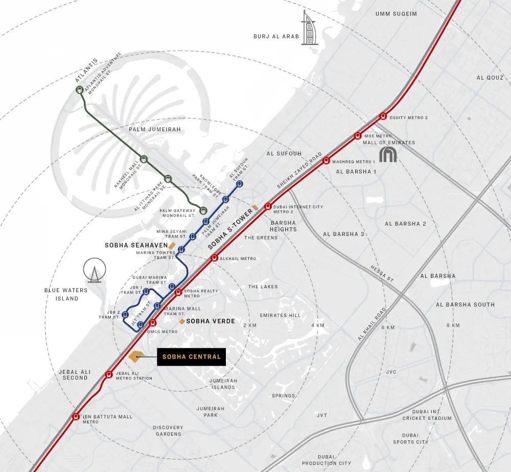 موقعیت جغرافیایی شوبا سنترال