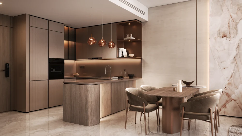 INT_1 and 2 BHK Typical Kitchen